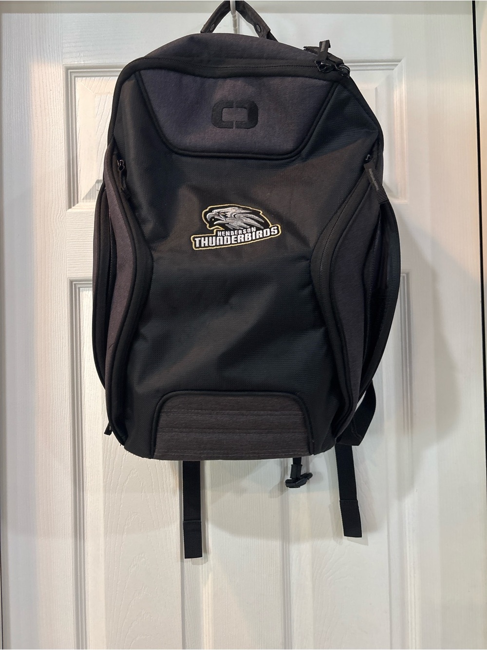 Henderson Thunderbirds Black Men's Backpack - Sport Laptop Bag